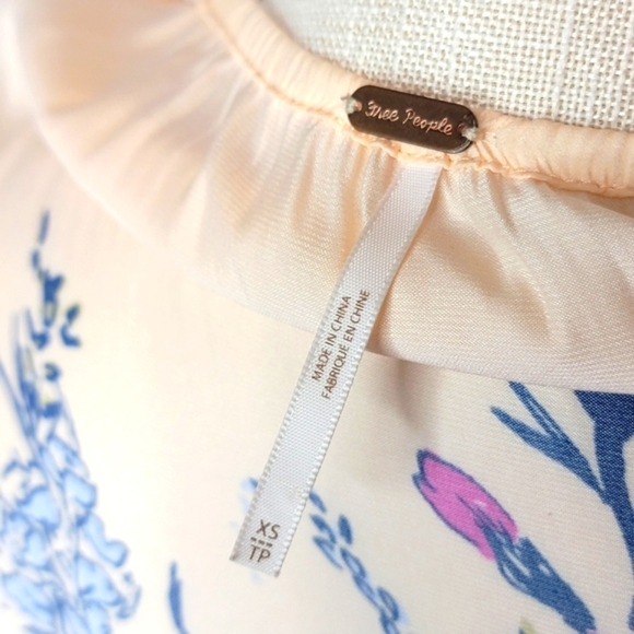Free People Womens Printed Off-The-Shoulder Pullover Top Size XS (fits larger) - Picture 4 of 9